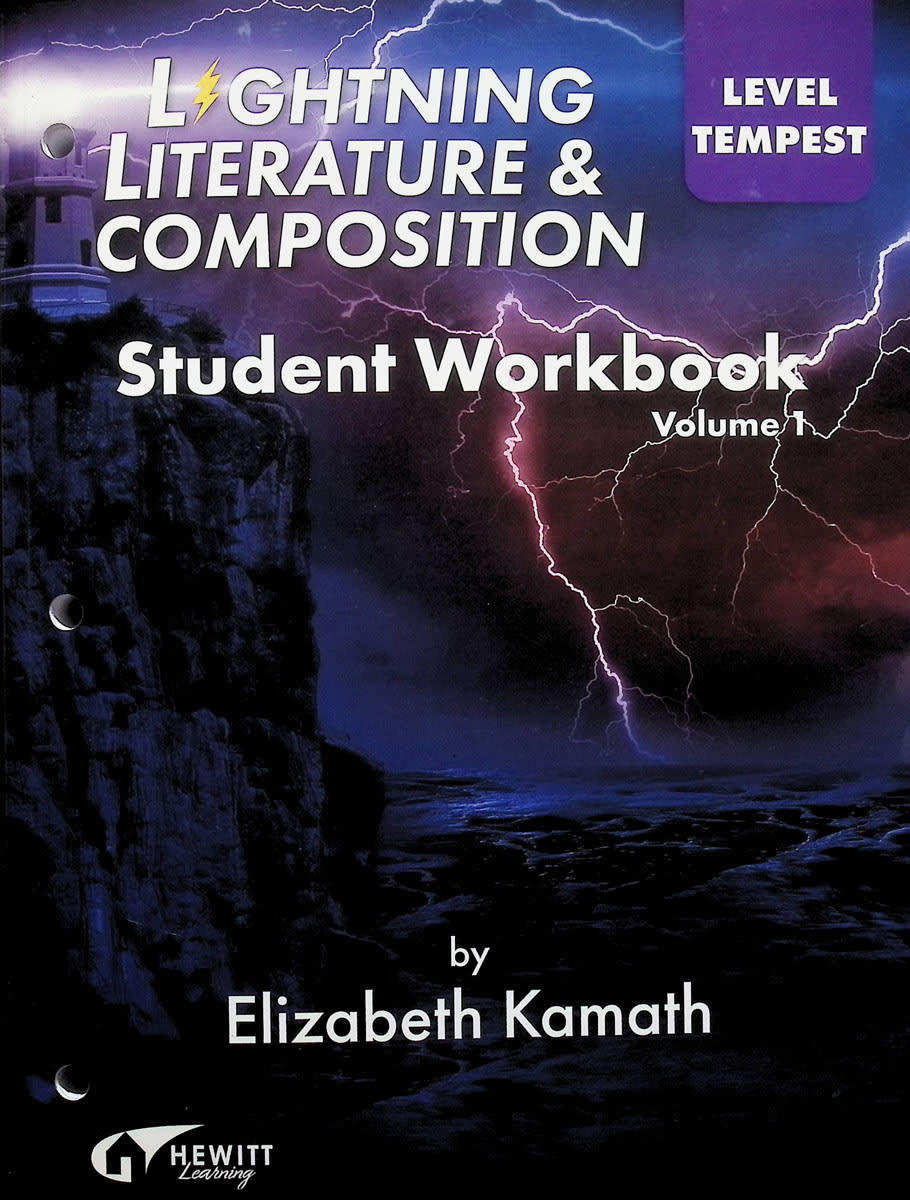 Lightning Literature & Composition Level Tempest Student Workbook Volume 1