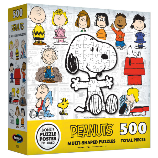 Peanuts Multi Shaped Puzzle (500 piece)