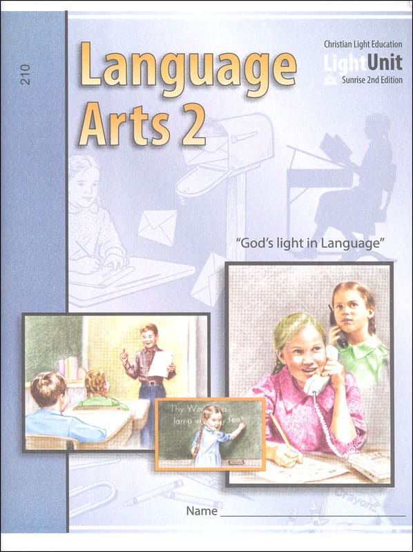 Language Arts LightUnit 210 Sunrise 2nd Edition