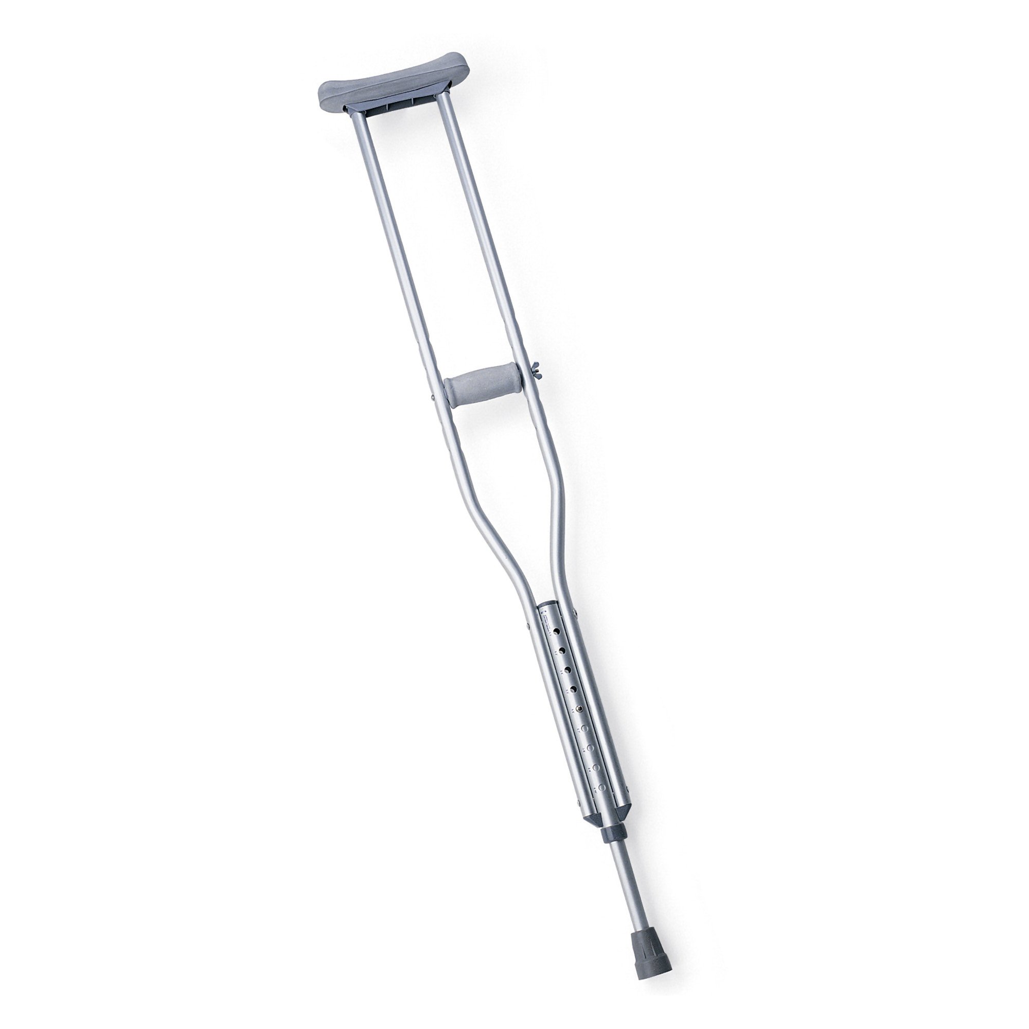Underarm Crutches Guardian Adult 5 Foot 2 Inch to 5 Foot 10 Inch User Height Aluminum Frame 300 lbs. Weight Capacity MK 632375