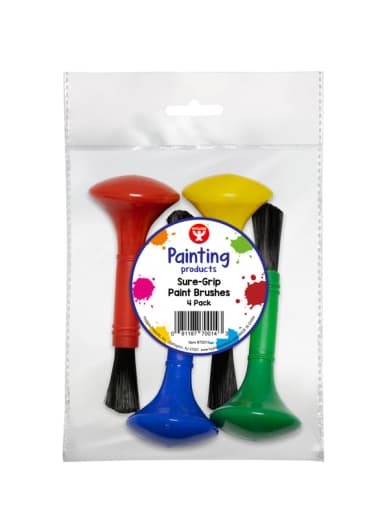 Armada Sure Grip Paint Brushes (4 count)