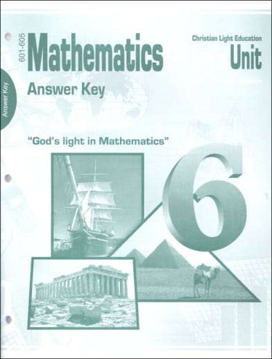 Mathematics LightUnits A/K 601-605 Sunrise Ed