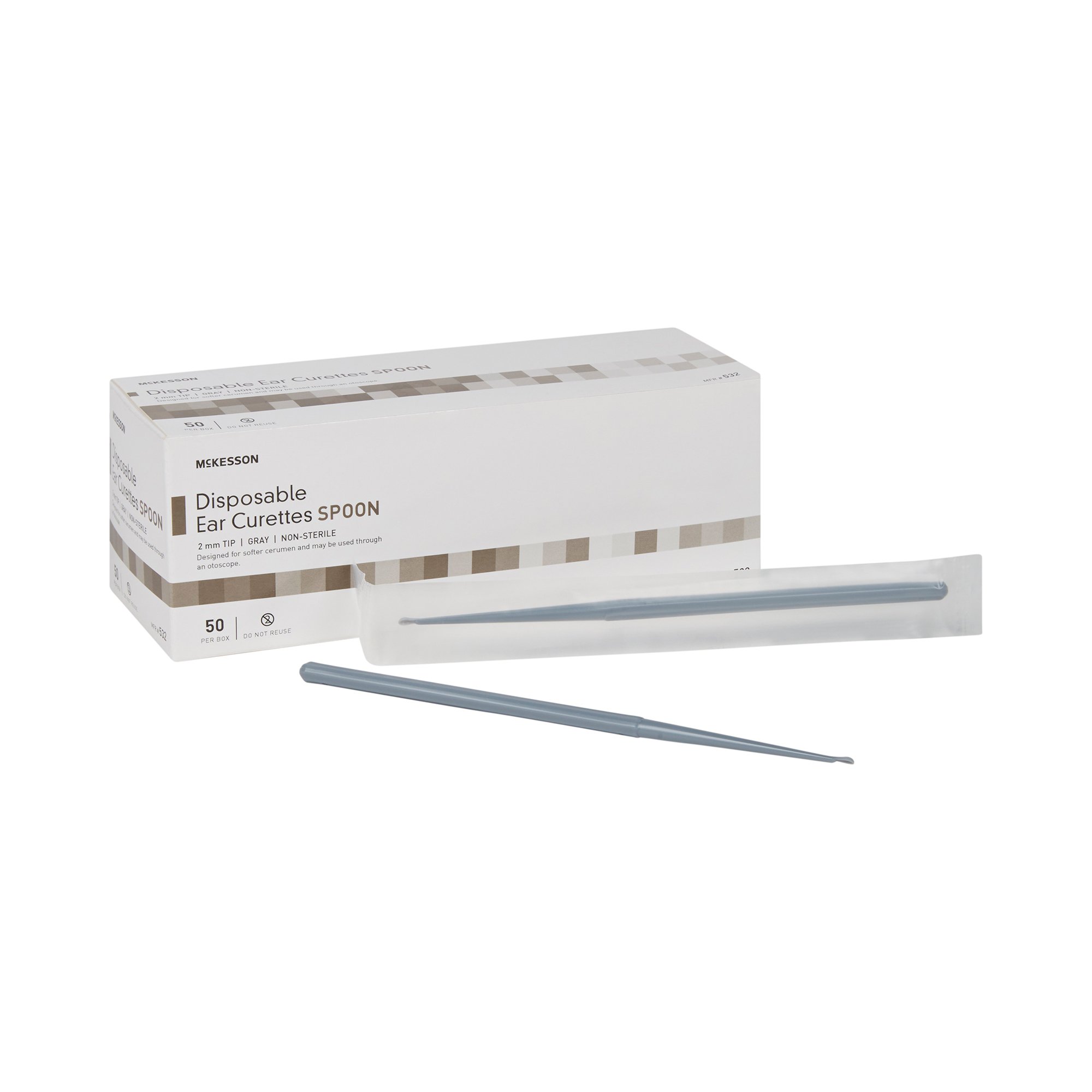 McKesson Ear Curette, 2 mm, Cup Tip MK 911819