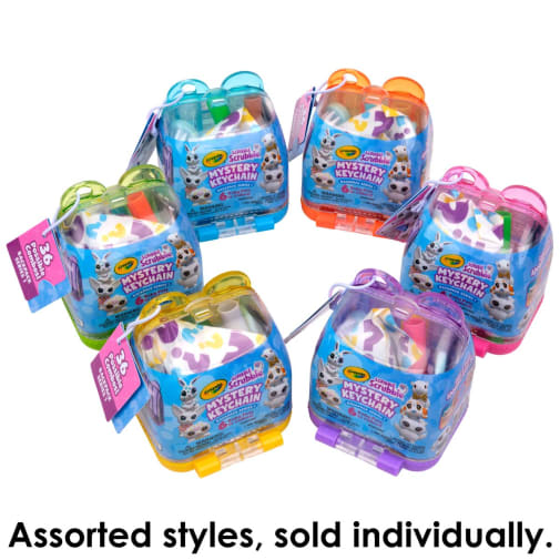 Crayola Scribble Scrubbie Mystery Keychain Backpack (assorted style)