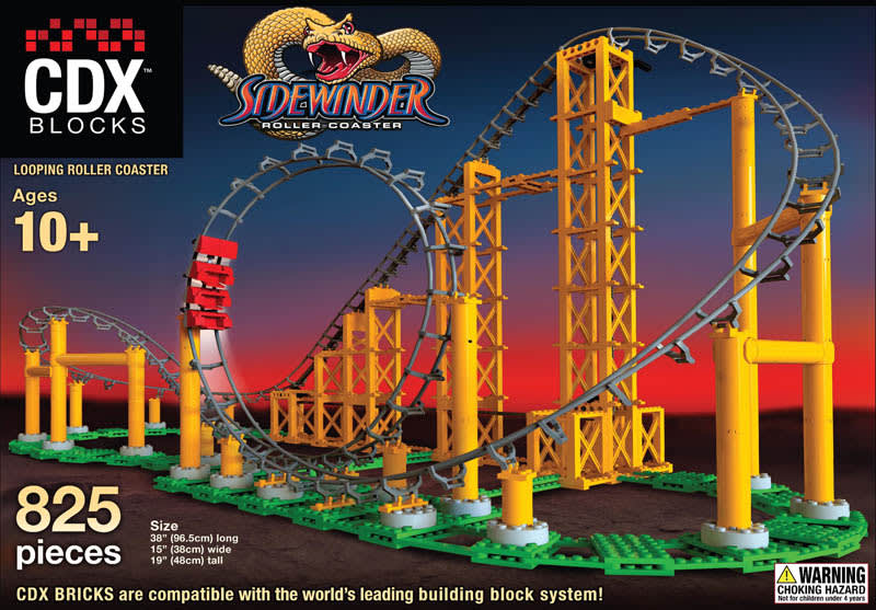 CDX Blocks Sidewinder Roller Coaster