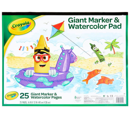 Crayola Giant Marker & Watercolor Pad