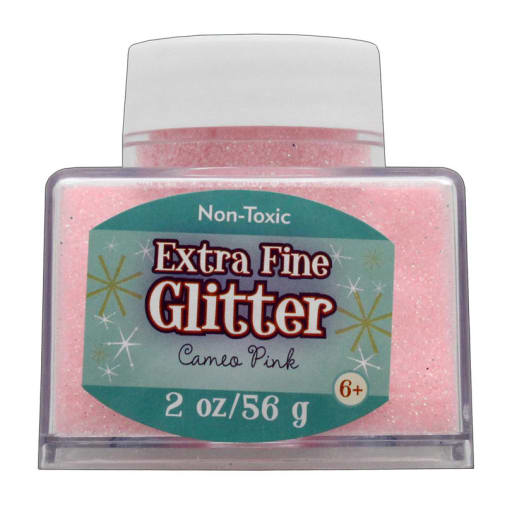 Extra Fine Glitter - Cameo Pink 2oz
