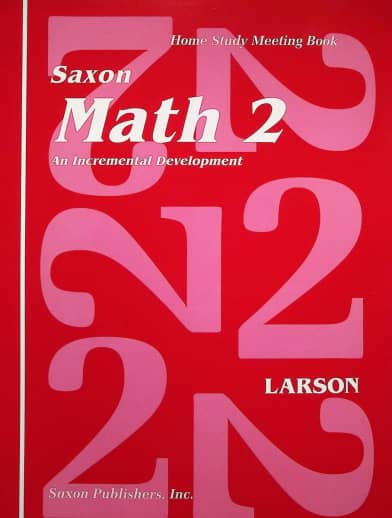 Saxon Math 2 Meeting Book