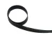 Velcro Qwik Tie Uncut Tape Roll, 1/2in x 25 Yards, Black