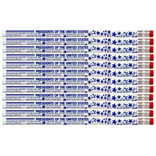 Presidents Pencils (Dozen)