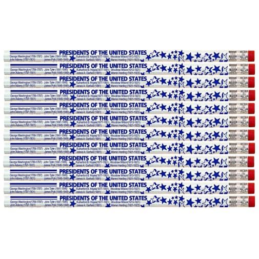 Presidents Pencils (Dozen)