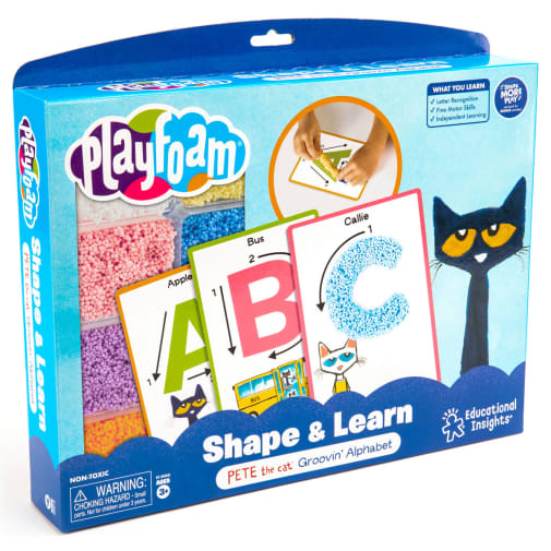 Playfoam Shape & Learn Pete the Cat Groovin' Alphabet