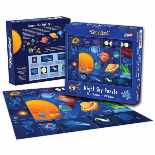 Jr RangerLand Night Sky Solar System Puzzle (250 pieces)