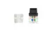 Cat6A RJ45 110 Type Keystone Jack, Black