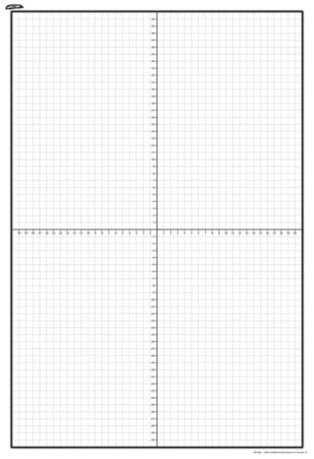 XY Coordinate Graph Chart