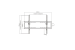 Tilt TV Wall Mount for 37-70in TVs, 600x400 VESA, 0.8in Low Profile