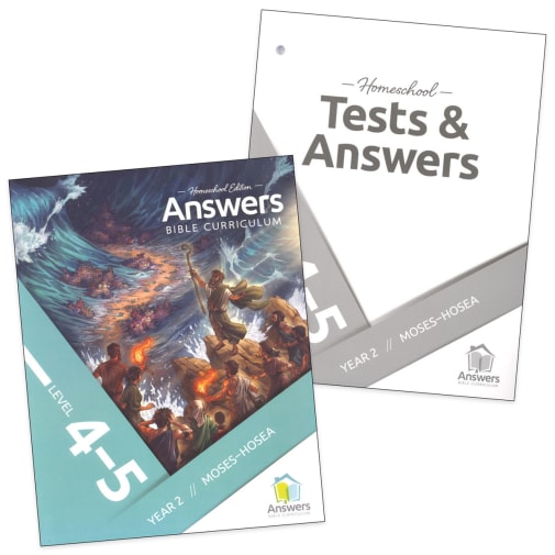 Answers Bible Curriculum Year 2 Homeschool Student Value Combo Grades 4-5