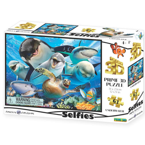 Underwater Selfie Puzzle (63 piece)