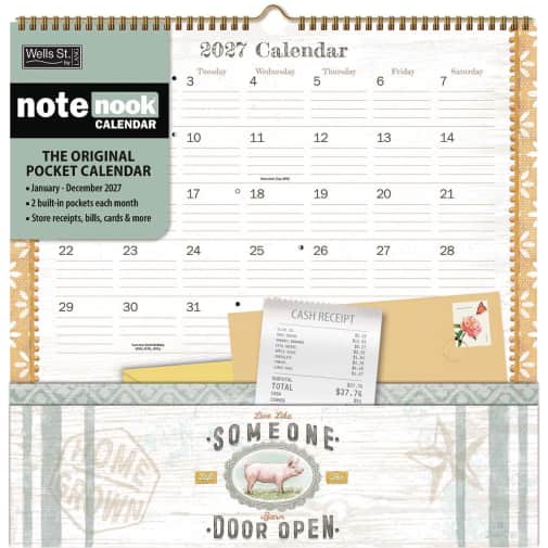 Farm Fresh 2027 Note Nook Wall Calendar