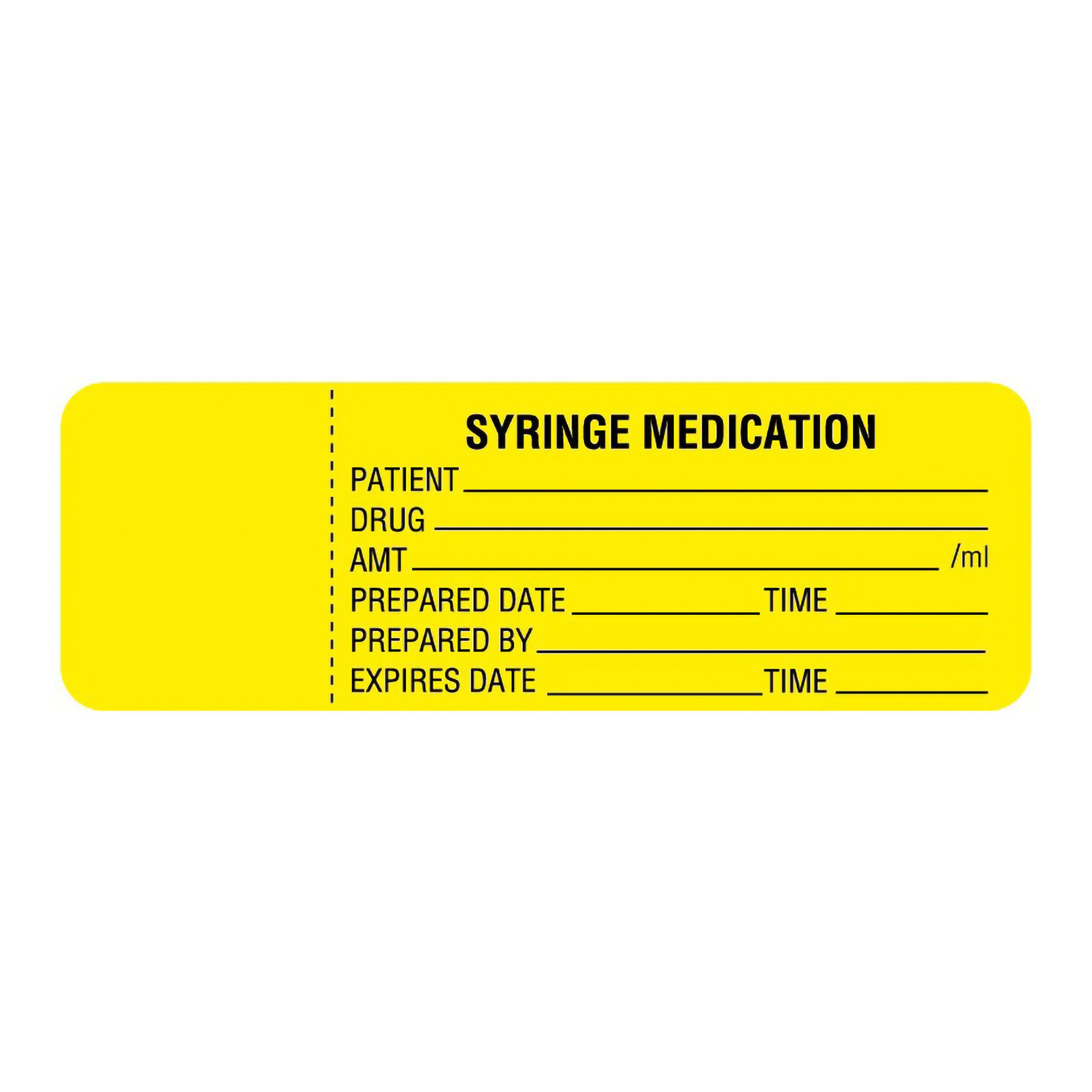 UAL Irrigation Solution/Medication Label, 3 x 1 Inch MK 1078345