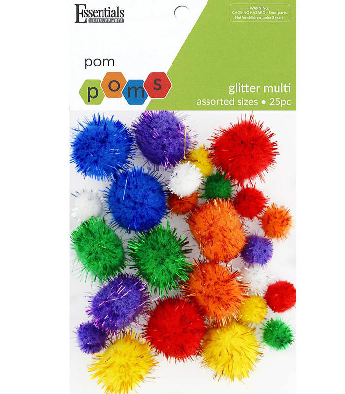 Sparkly Pom Poms 