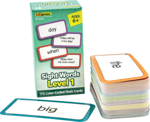 Sight Words Level 1 Flashcards