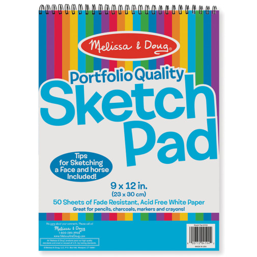 Melissa & Doug Portfolio Quality Sketch Pad (9" x 12")