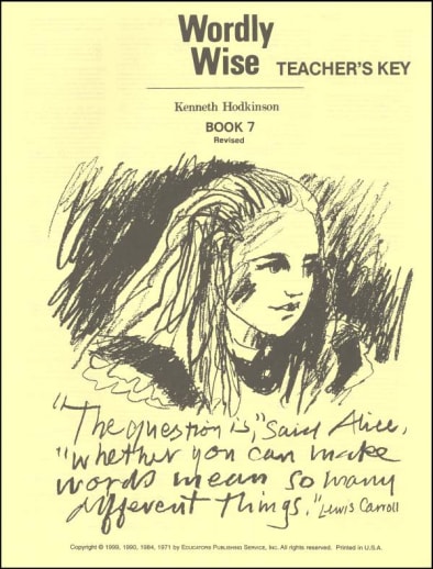 Wordly Wise 7 Teacher Key