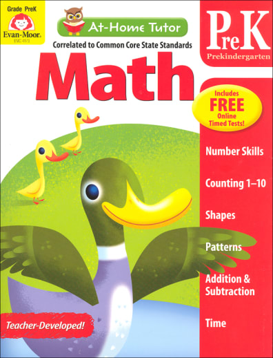 At-Home Tutor: Math - Grade PreK