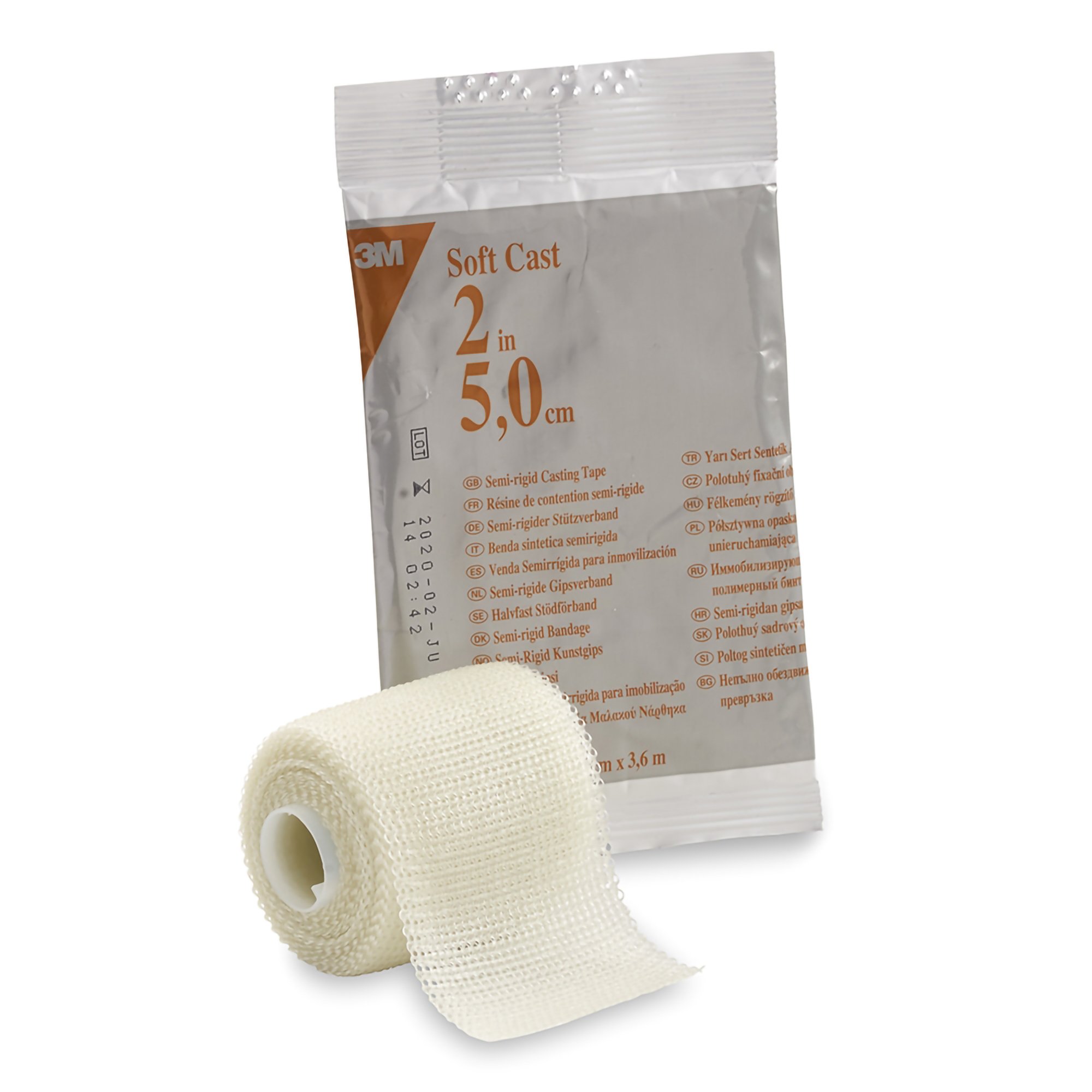 3M Scotchcast Soft Cast White Cast Tape, 2 Inch x 4 Yard MK 1056752