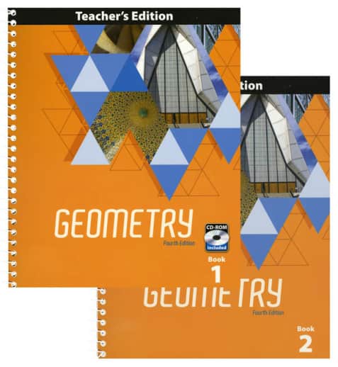 BJU Press Geometry Teacher Book with CD 4th Edition