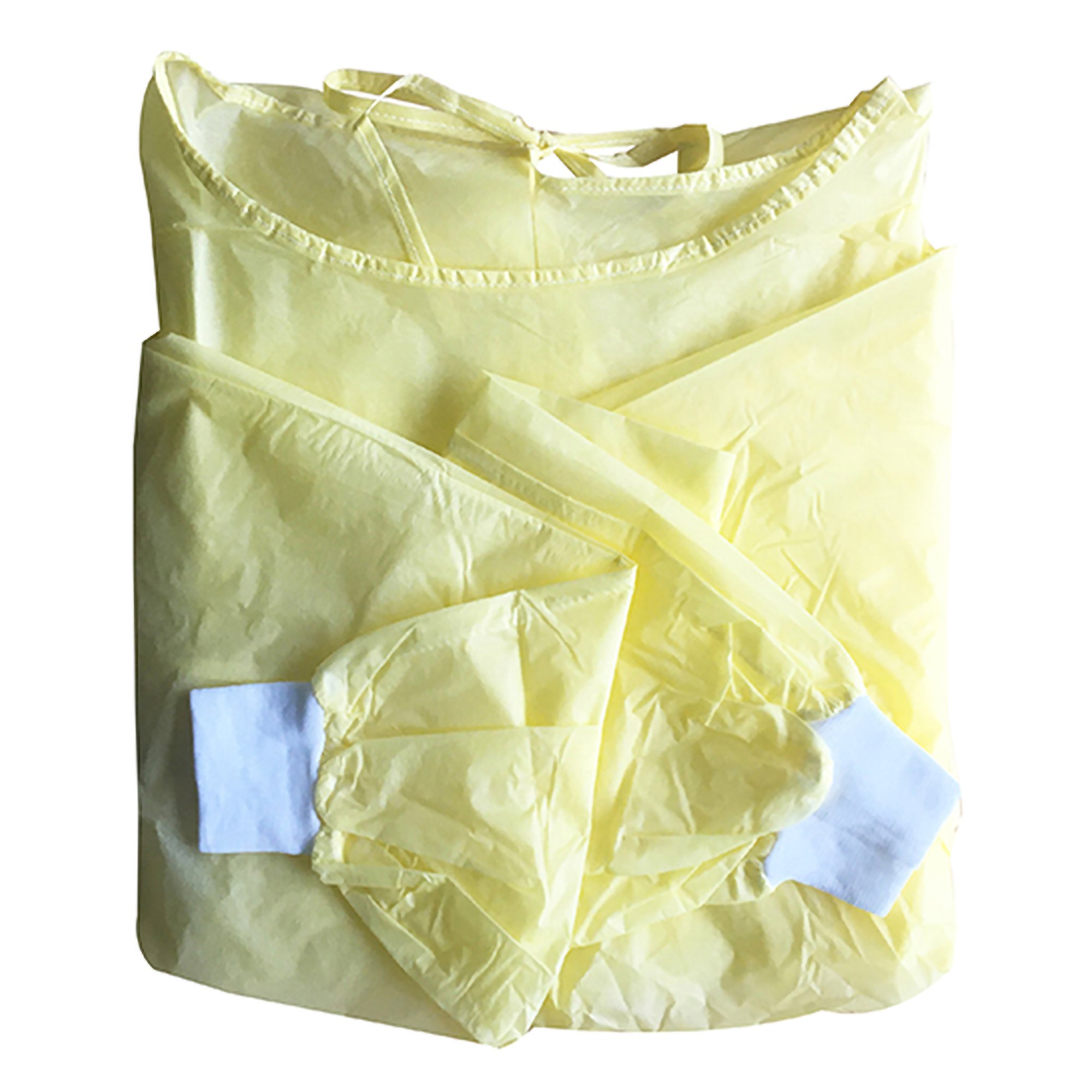 Protective Procedure Gown Large Yellow NonSterile Not Rated Disposable MK 1190871