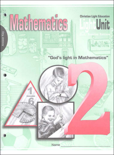 Mathematics LightUnit 201 AnswrKey Sunrise Ed