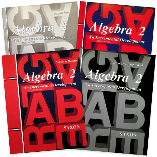 Saxon Algebra 2 Homeschool Kit with Solutions Manual 3rd Edition