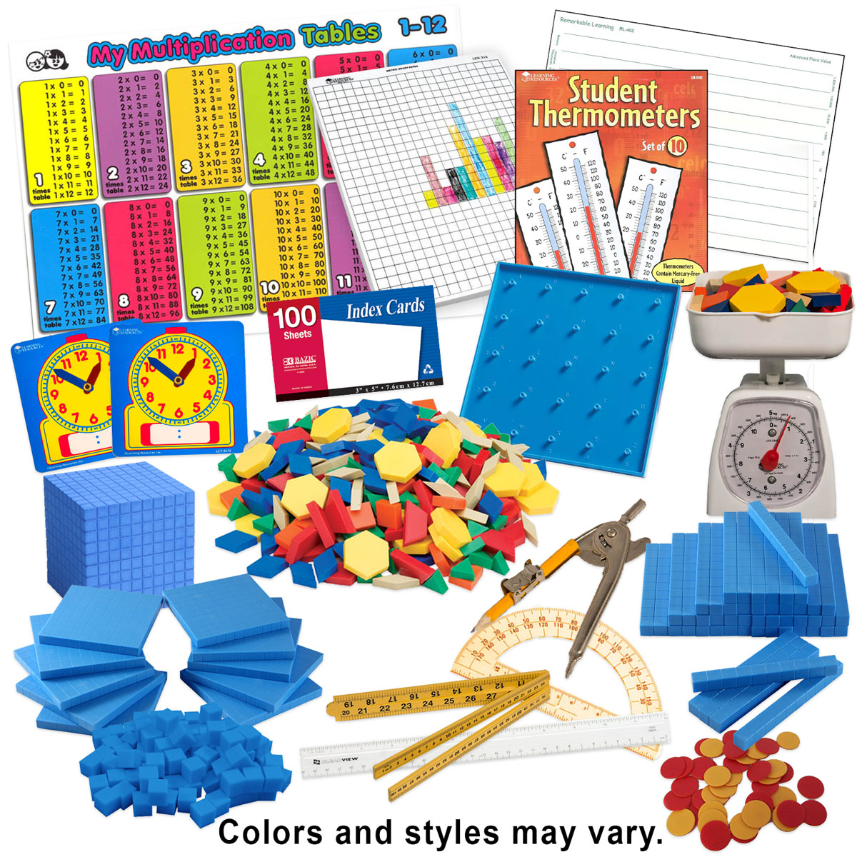 Horizons Grade 5 Manipulative Kit+Plastic P/B