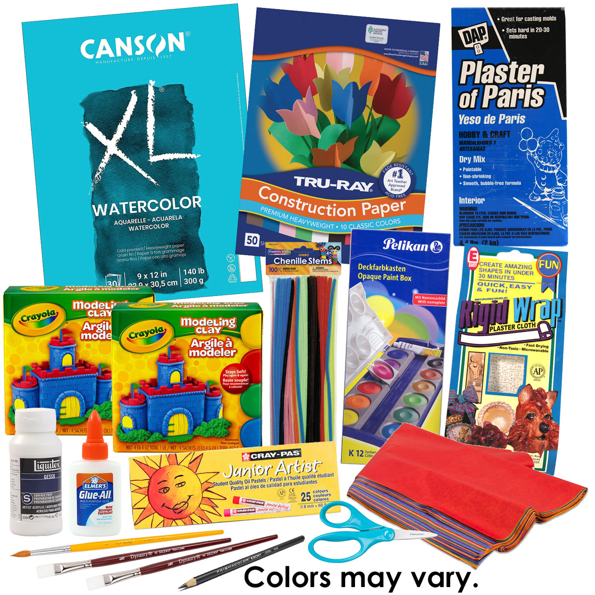 Artistic Pursuits Grades K-3 Book 3 (3rd Edition) Art Supply Bundle