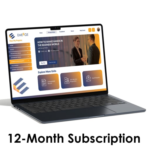 Emerge: Digital Career Skills Library 12-month Subscription