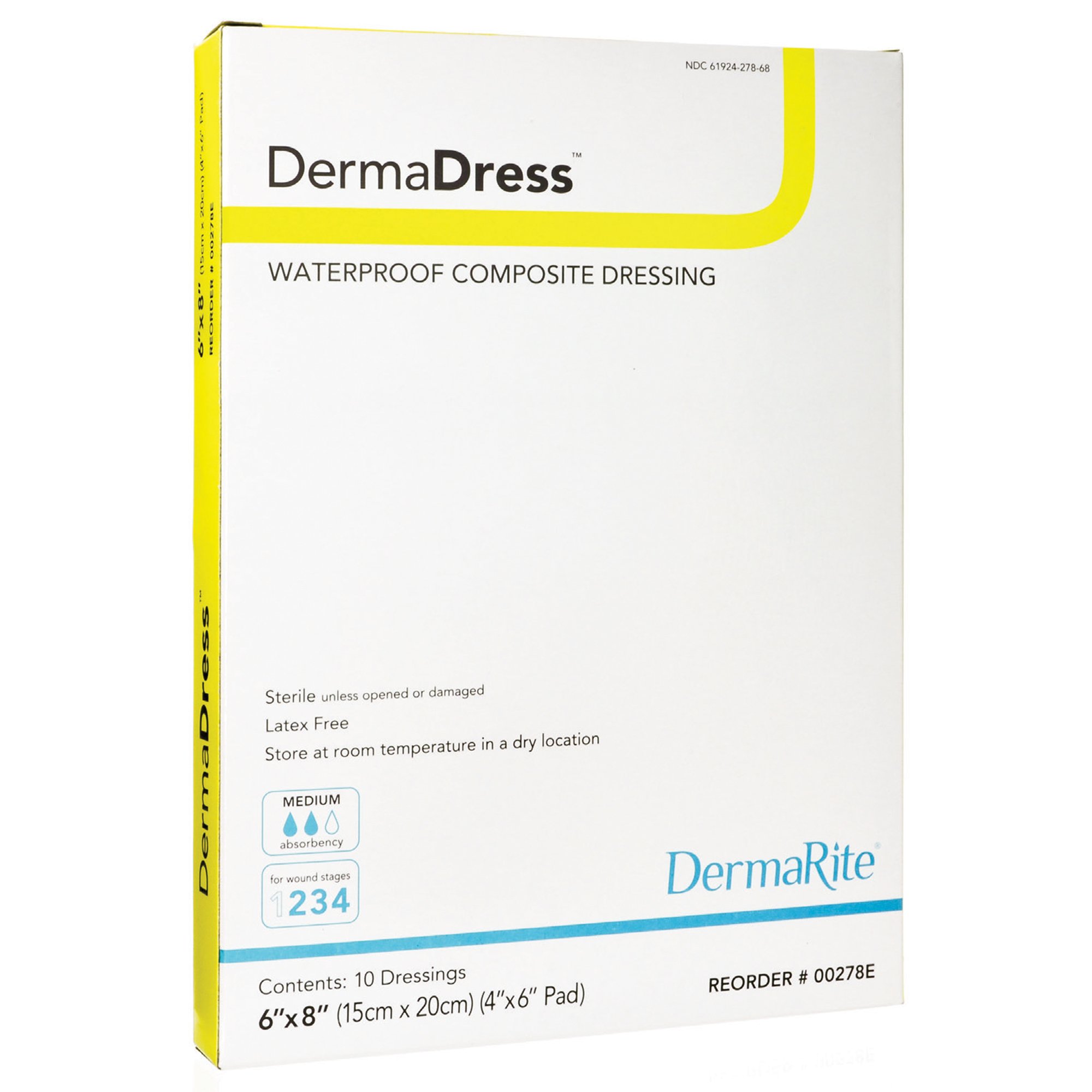 DermaDress Composite Dressing, 6 x 8 inch MK 727078