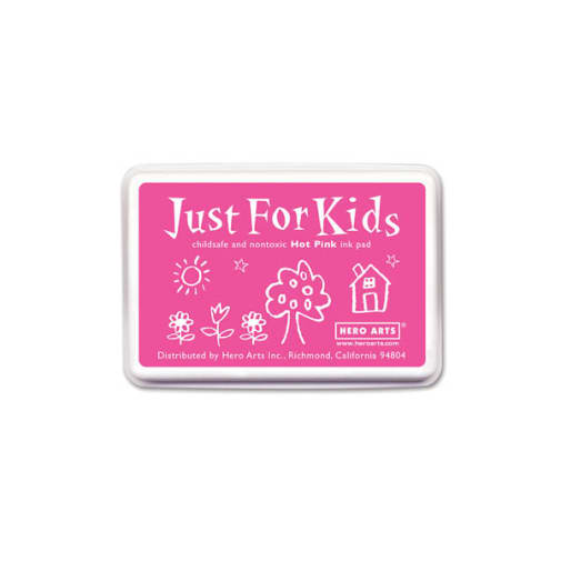Hot Pink Just for Kids Ink Pad