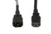 AC Power Cord, C14 to C13, 14 AWG, 8ft, Black