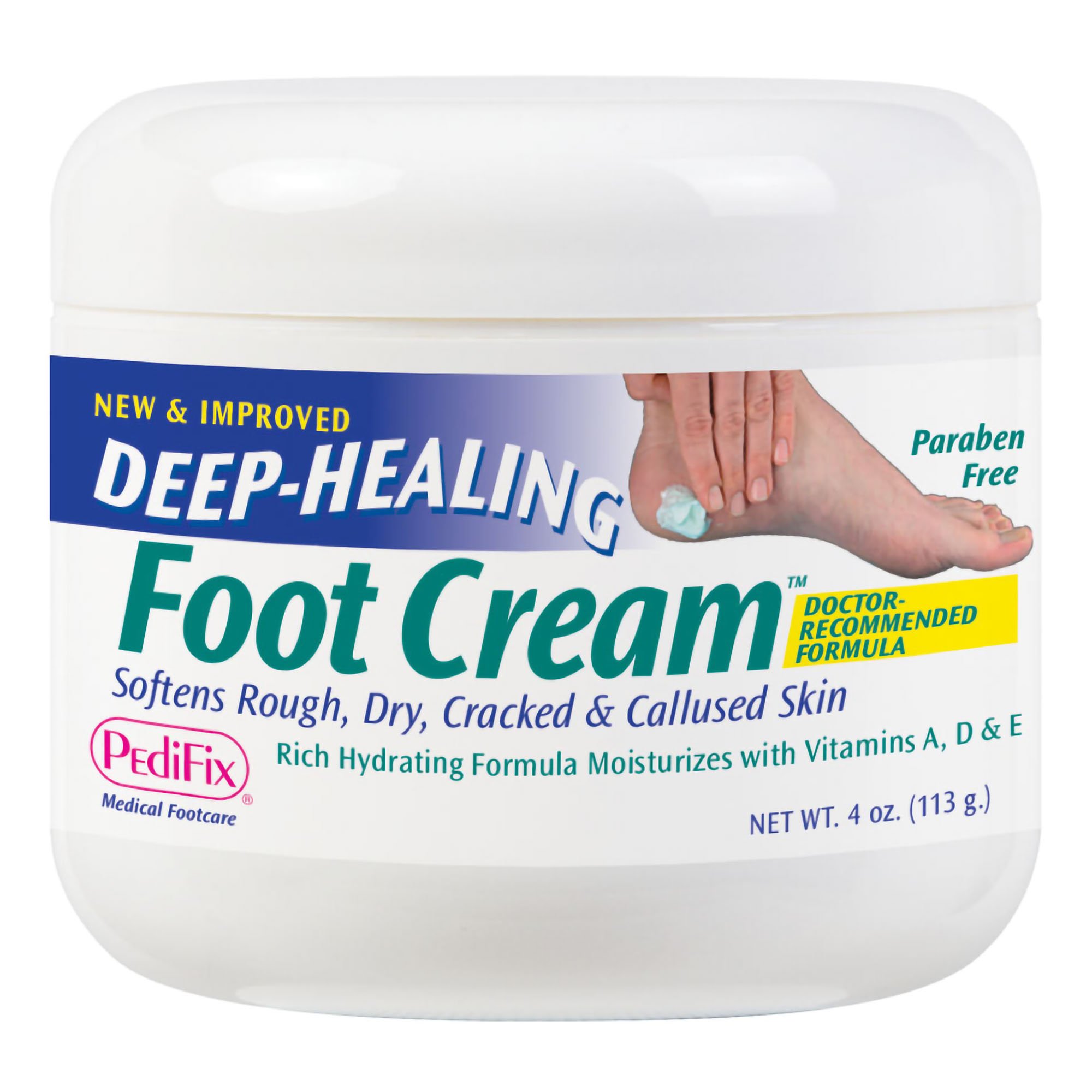 Pedifix Deep-Healing Foot Cream Foot Moisturizer, 4-ounce jar MK 498569
