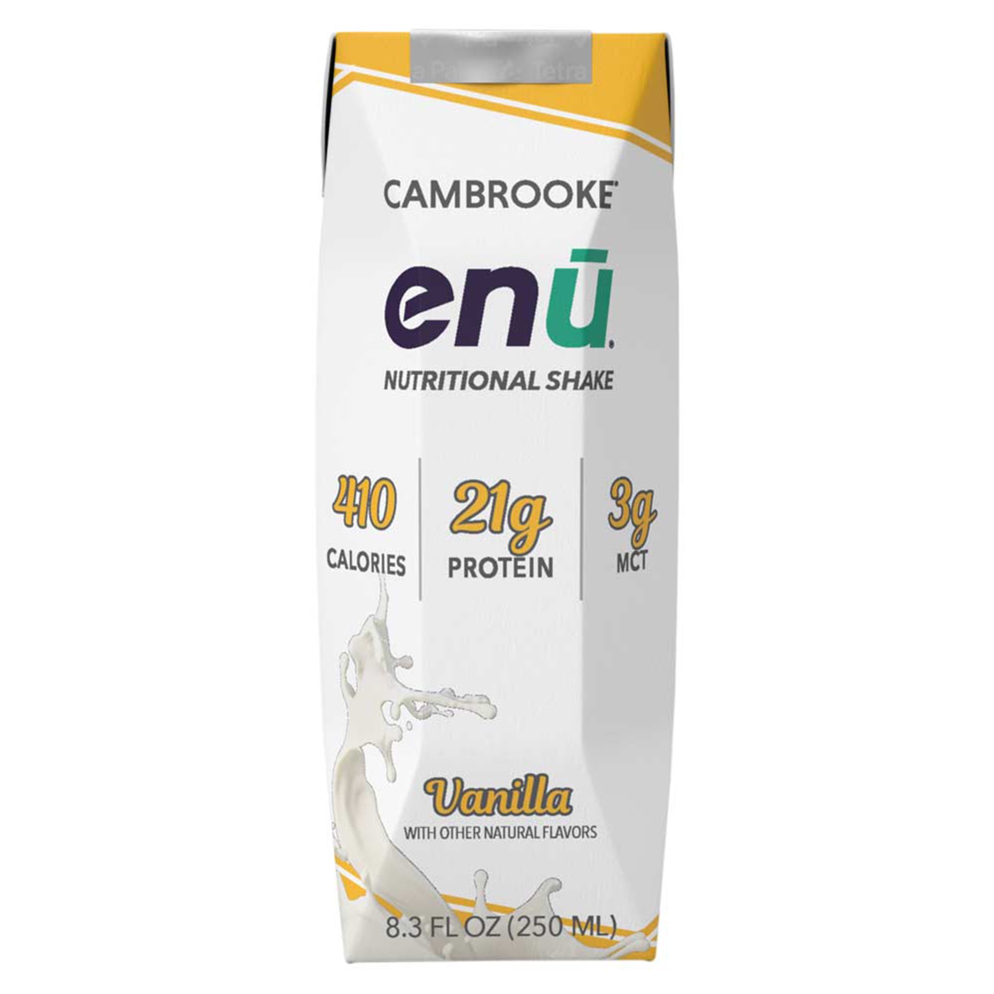 enu Vanilla Nutritional Shake, 8.5-ounce carton MK 1217848