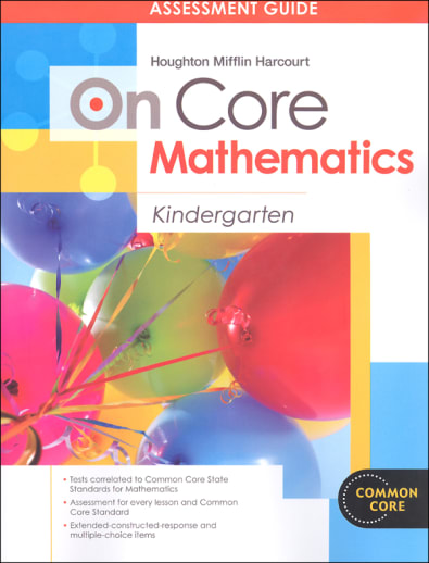 On Core Mathematics Student Assessment Guide Grade K