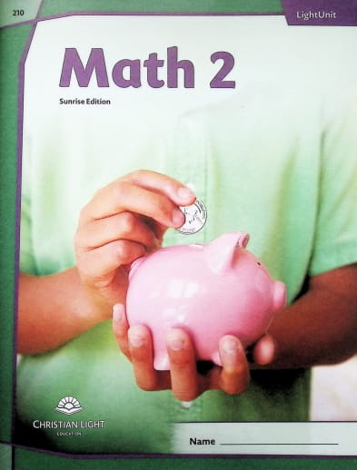Mathematics LightUnit 210 Sunrise Edition