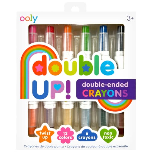ooly Double Up! Double-Ended Crayons (set of 6)