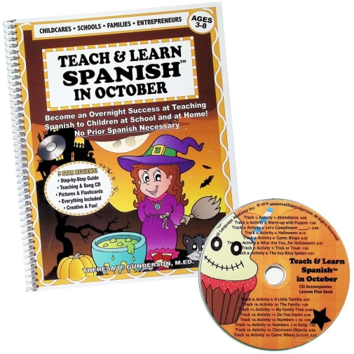 Teach & Learn Spanish in October (Book & CD)