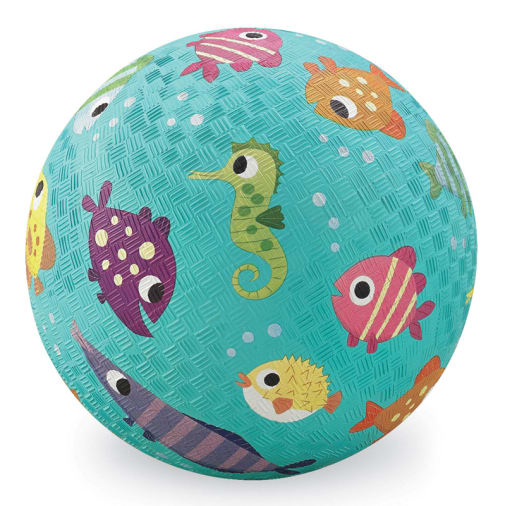 Crocodile Creek Fish Playground Ball - 7 inch