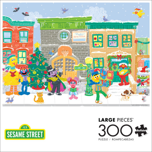 Carolers on Sesame Street Puzzle (300 large pieces)