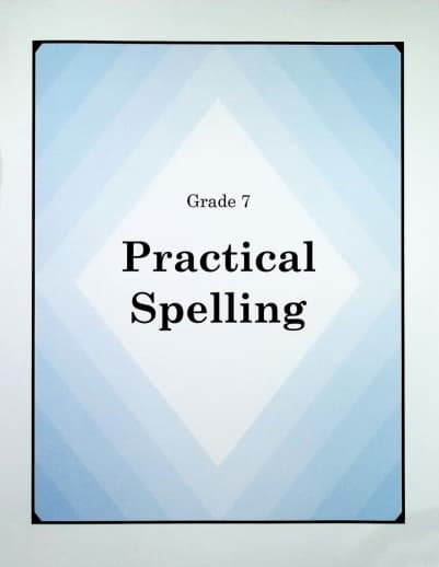 Practical Spelling Workbook Grade 7