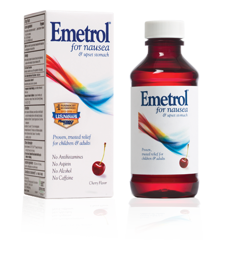 Emetrol Non-Drowsy Rapid Nausea Relief Liquid Cherry MK 937598